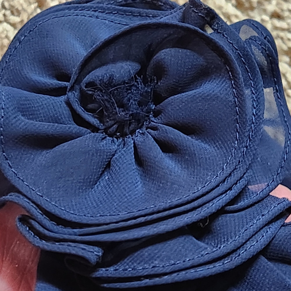 NWT David Tutera for Gather & Gown "Kelly" Size 8 Color navy - Picture 5 of 13